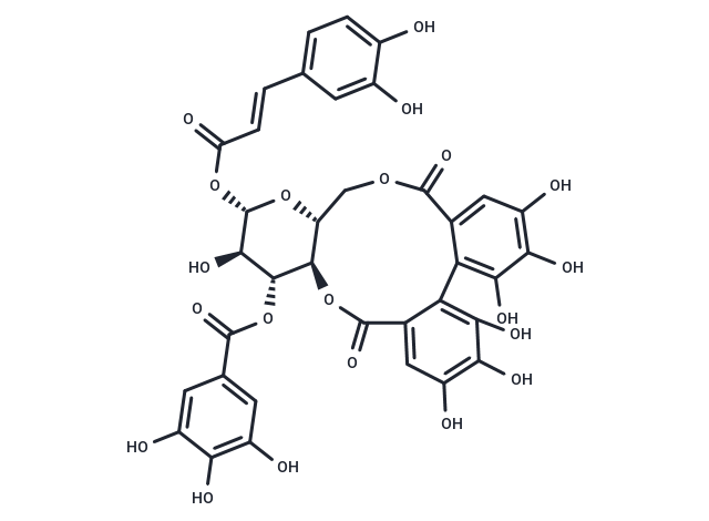 1-O-Caffeoyl-3-O-galloyl-4,6-(S)-hexahydroxydiphen