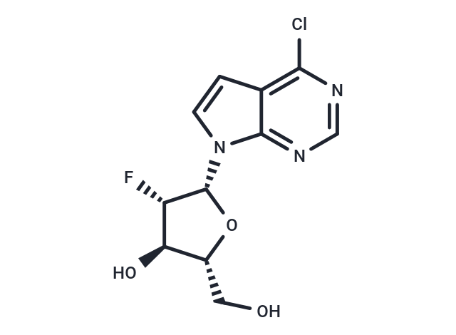 6-Chloro-7-deazapurine-2F-β-D-arabinofuranose