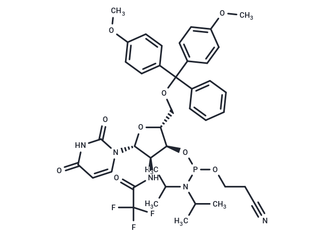 2’-Deoxy-2’-(N-trifluoroacetyl)amino-5’-O-DMTr-uridine 3’-CED phosphoramidite