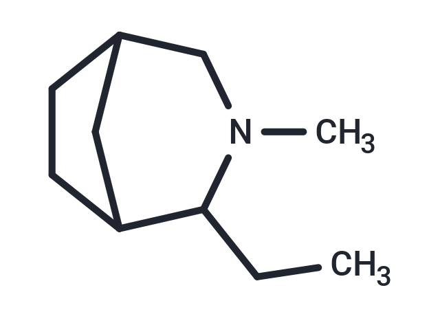 3-Azabicyclo(3.2.1)octane, 2-ethyl-N-methyl-