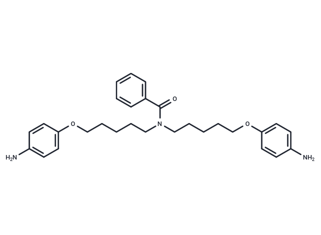 Benzamide, N,N-bis(5-(p-aminophenoxy)pentyl)-