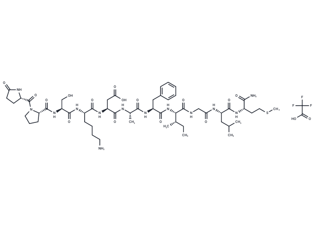 Eledoisin trifluoroacetate (69-25-0 free base)