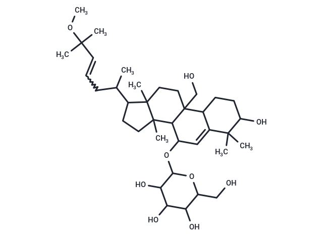3β,7β,19-Trihydroxy-25-methoxycucurbita-5,23-diene 7-O-glucoside