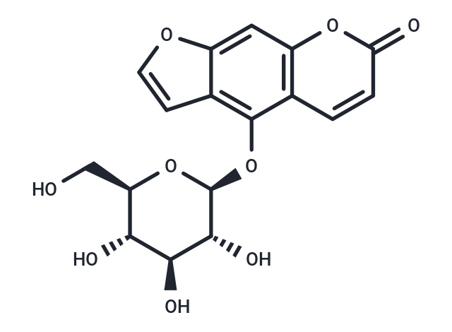 Bergaptol O-β-D-glucopyranoside