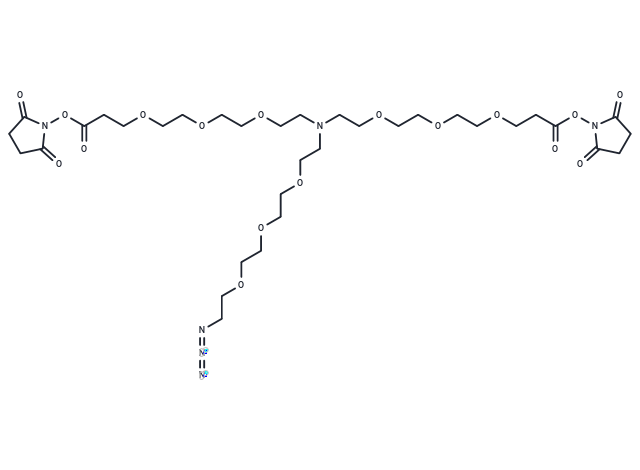 N-(Azido-PEG3)-N-bis(PEG3-NHS ester)