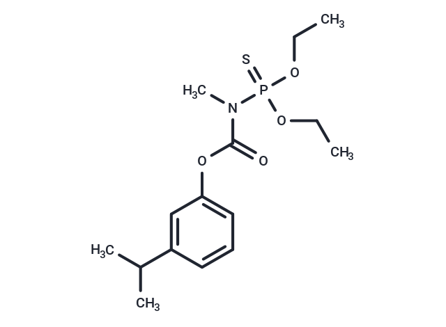 N-(Diethylphosphorothioyl)-N-methylcarbamic acid, m-isopropylphenyl ester