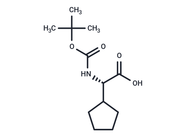 (S)-2-((tert-Butoxycarbonyl)amino)-2-cyclopentylacetic acid