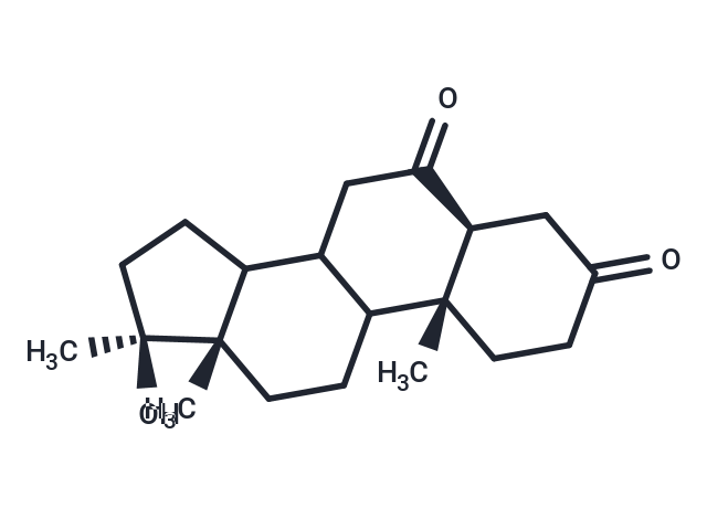 17-hydroxy-17-methylandrostane-3,6-dione