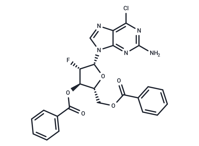 2-Amino-6-chloropurine -9-beta-D-(2’-deoxy-3’,5’-di-O-benzoyl-2’-fluoro)arabinoriboside