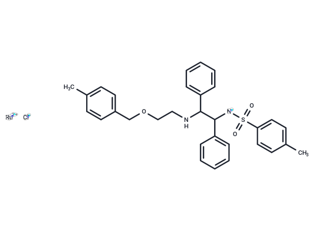 N-[(1S,2S)-1,2-Diphenyl-2-(2-(4-methylbenzyloxy)ethylamino)-ethyl]-4-methylbenzene sulfonamide(chloro)ruthenium(II)