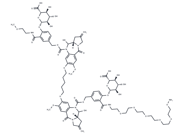 β-Glucuronide-dPBD-PEG5-NH2
