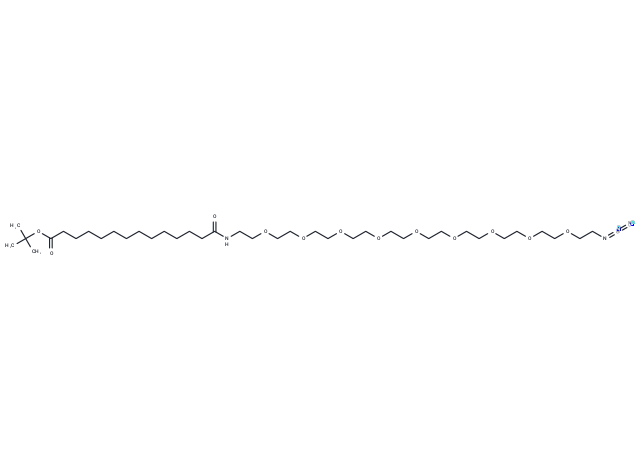 Azide-PEG9-amido-C12-Boc