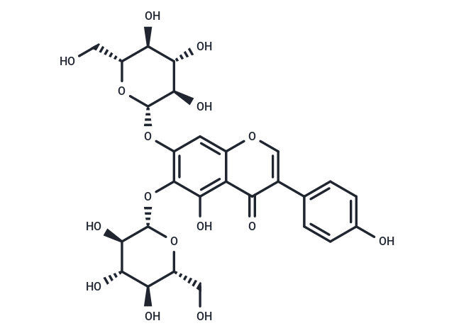 5,​6,​7,​40-​Tetrahydroxyisoflavo​ne-​6,​7-​di-​o-​b-​D-​glucopyranoside