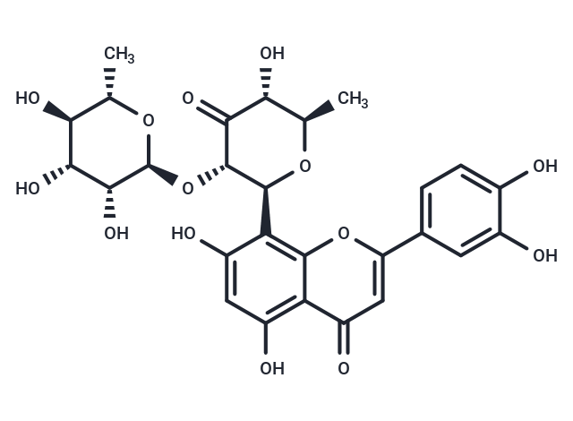 8-C-(2-Rhamnosyl-6-deoxyhexopyranosulyl)luteolin