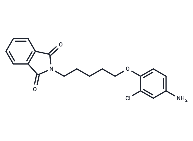 Phthalimide, N-(5-(4-amino-2-chlorophenoxy)pentyl)-