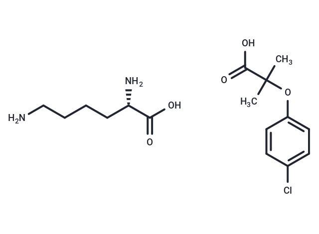 Lysine clofibrate