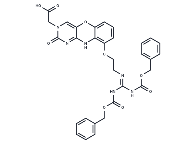 N1-Carboxymethyl-6-[2-(N,N’-bis-Cbz-guanidino)   ethoxy]-phenoxazine