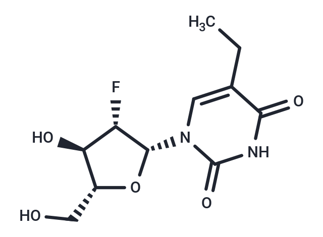 2’-Deoxy-2’-fluoro-5-ethyl-arabinouridine