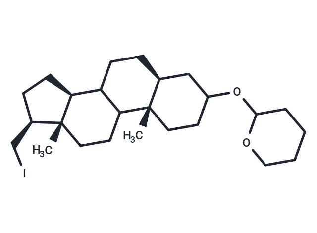17-(iodomethyl)-3-(tetrahydro-2H-pyran-2-yloxy)androstane