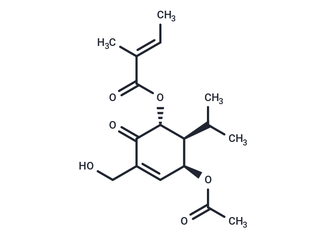3,5,7-Trihydroxy-p-menth-1-en-6-one,  5-Tigloyl, 3