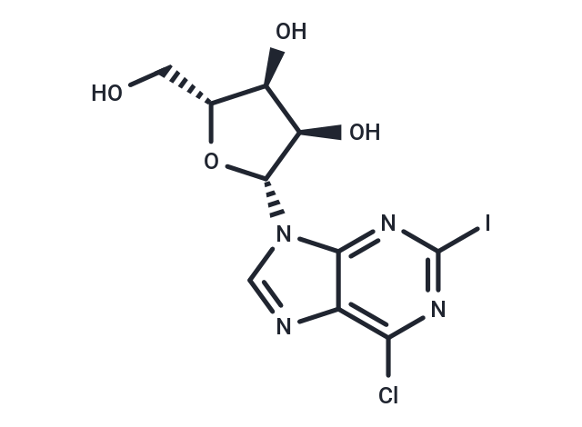 6-Chloro-2-iodopurine-9-riboside