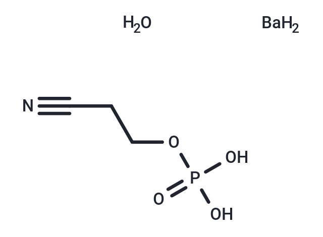 Barium cyanoethylphosphate monohydrate