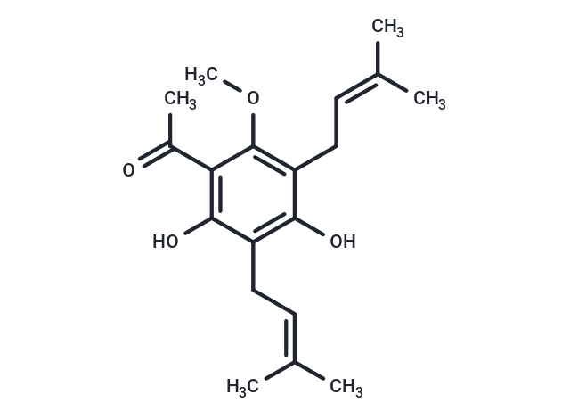 2,4-Dihydroxy-6-methoxy-3,5-diprenylacetophenone