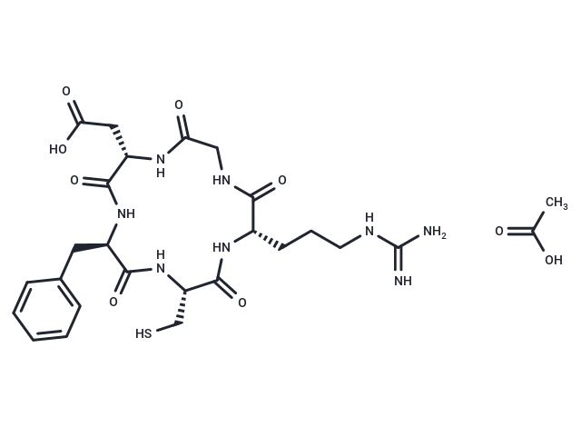Cyclo(-RGDfC)acetate