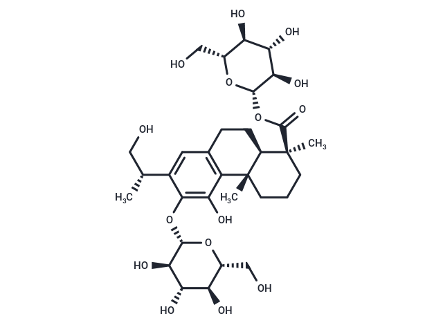 19-O-beta-D-carboxyglucopyranosyl-12-O-beta-D-glucopyranosyl-11,16-dihydroxyabieta-8,11,13-triene