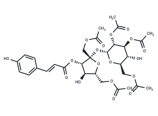1,6,2',3',6'-O-Pentaacetyl-3-O-trans-p-coumaroylsucrose