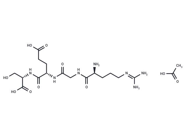 Arg-Gly-Glu-Ser acetate(93674-97-6 free base)