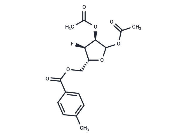 5’-O-Toluyl-1’,2’-di-O-acetyl-3’-deoxy-3’-fluoro-D-ribofuranose