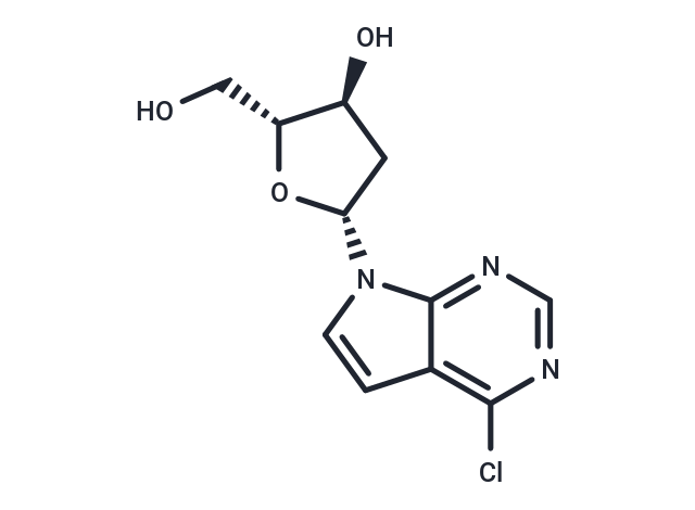 4-Chloro-7-(2-deoxy-b-D-ribofuranosyl)-7H-pyrrolo[2,3-d]-pyrimidine