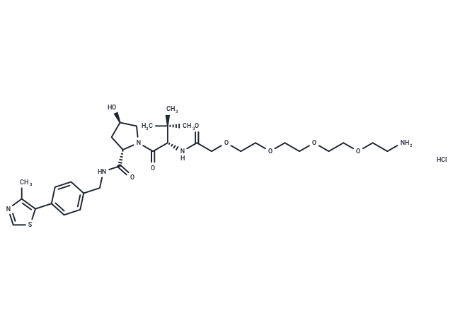 (S,R,S)-AHPC-PEG4-NH2 hydrochloride