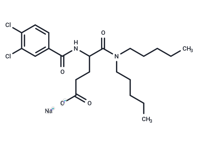 Lorglumide sodium salt