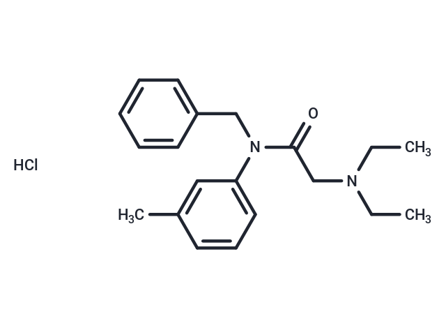 m-Acetotoluidide, N-benzyl-2-(diethylamino)-, monohydrochloride