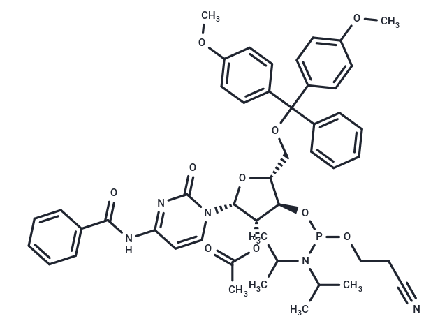 2’-O-Acetyl-N4-benzoyl-5’-O-DMT arabinocytidine 3’-O-phosphoramidite