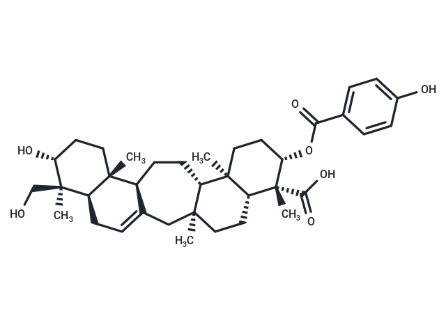 3β-(4-Hydroxybenzoyloxy)-21β,29-dihydroxyserrat-14-en-24-oic acid