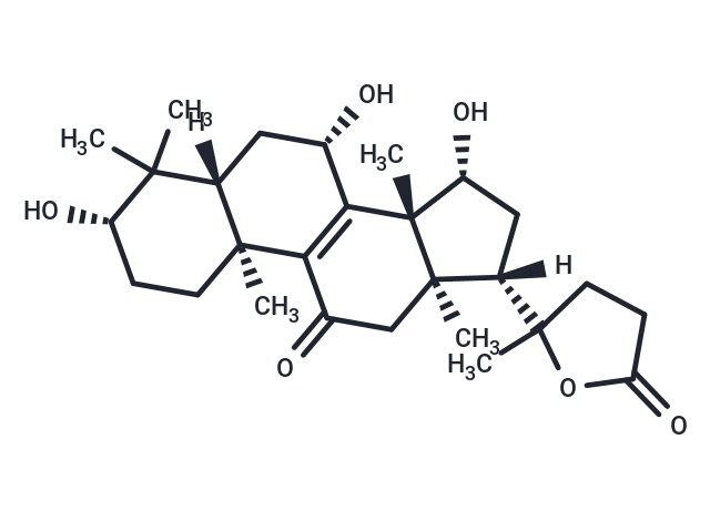 3β,7β,15β-Trihydroxy-11-oxo-lanosta-8-en-24→20 lactone