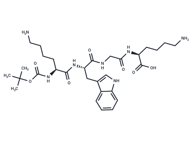 Butyloxycarbonyl-lysinyl-tryptophyl-glycyl-lysine