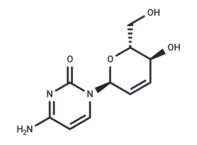 1-(2,3-Dideoxy-2,3-didehydro-a-D-erythro-hexo pyranosyl) cytosine