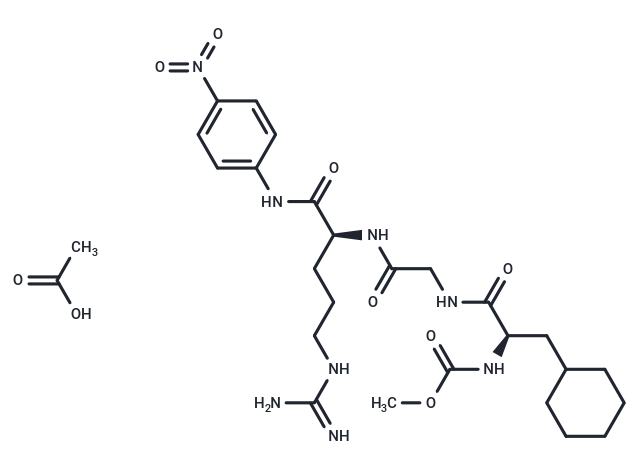 CH3OCO-D-CHA-Gly-Arg-pNA acetate