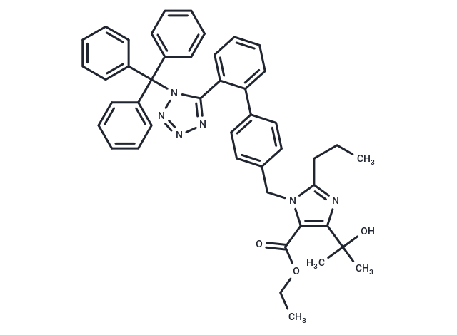 Ethyl 4-(2-hydroxypropan-2-yl)-2-propyl-1-((2'-(1-trityl-1H-tetrazol-5-yl)-[1,1'-biphenyl]-4-yl)methyl)-1H-imidazole-5-carboxylate