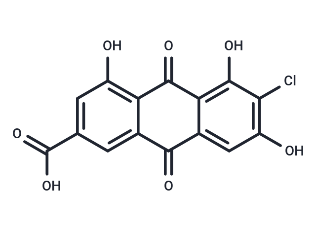 6-chloro-4,5,7-trihydroxy-9,10-dioxo-9,10-dihydroa