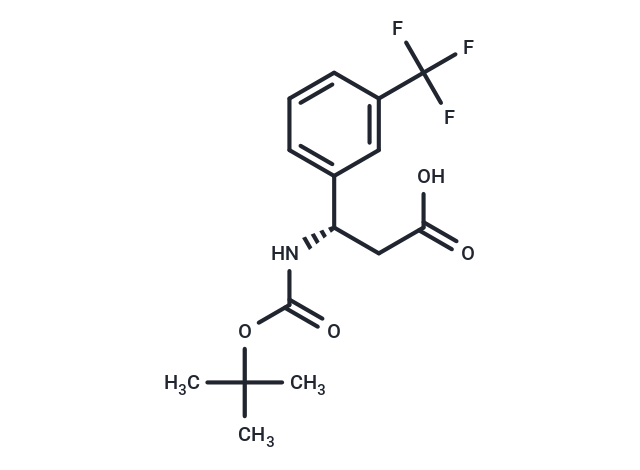 (S)-3-((tert-Butoxycarbonyl)amino)-3-(3-(trifluoromethyl)phenyl)propanoic acid
