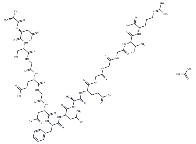 Fibrinopeptide A, human acetate