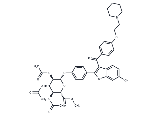 Methyl Raloxifene 4'-(2,3,4-Tri-O-acetyl-β-D-glycopyranuronate)