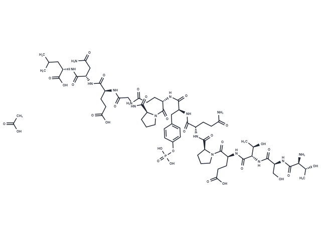 pp60 c-src (521-533) (phosphorylated) acetate
