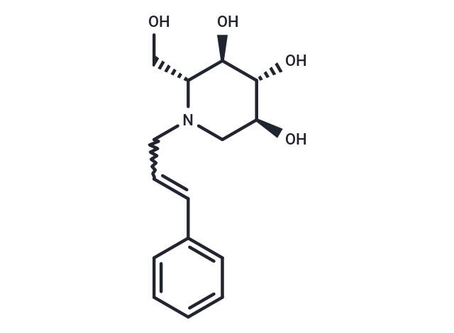 N-(3-Phenyl-2-propenyl)-1-deoxynojirimycin