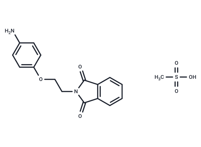 Phthalimide, N-(2-(p-aminophenoxy)ethyl)-, methanesulfonate
